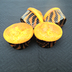 Magdalenas de naranja y queso