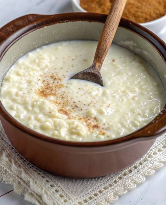 Arroz con leche cuenco
