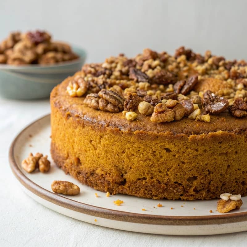 Bizcocho de calabaza y nueces