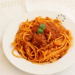 Espaguetis boloñesa de Víctor
