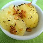 Patatas aromáticas en cofre en microondas