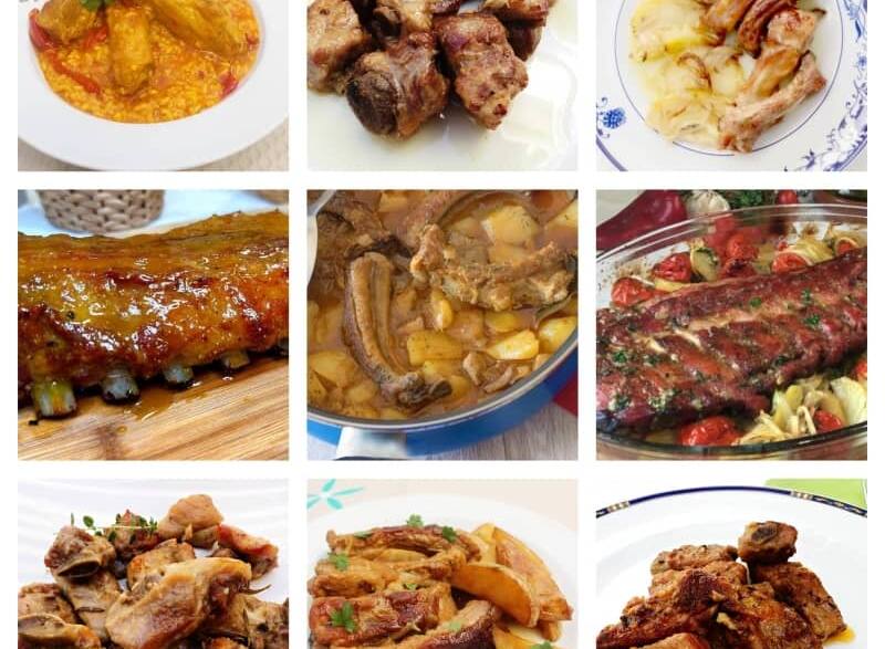 10 recetas de costillas de cerdo