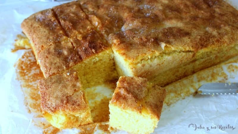 Coca de llanda de naranja