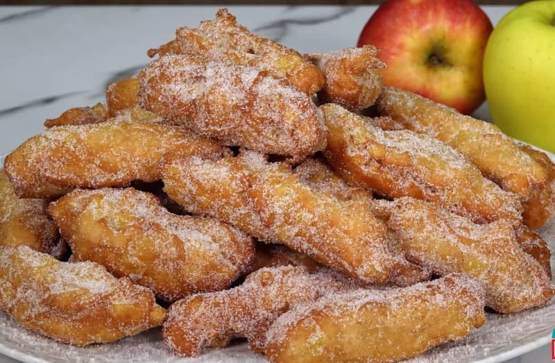 Dulce frito de manzana