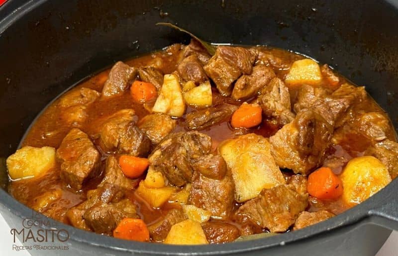 Estofado de cerdo al Pedro Ximénez