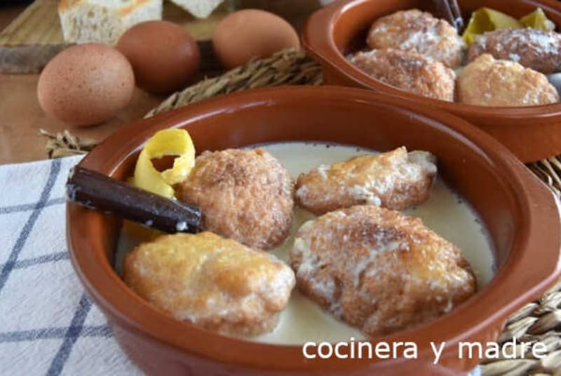 Repápalos dulces o sapillos extremeños