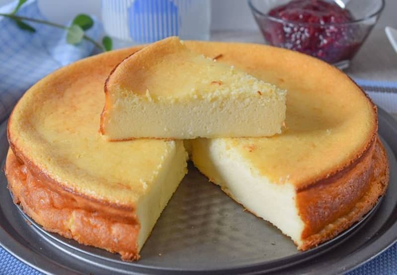 Tarta de queso al horno