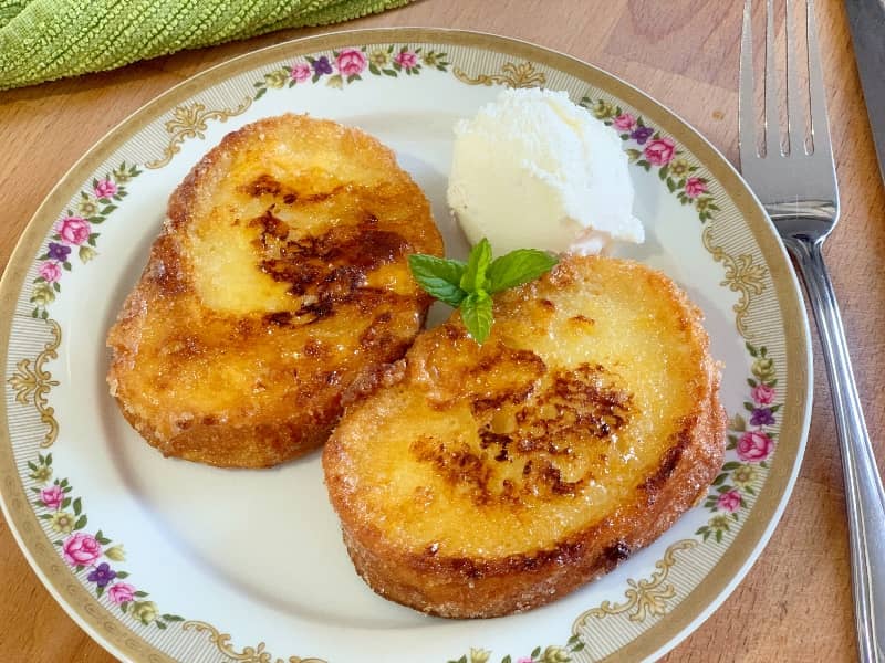 Torrijas 3 leches caramelizadas receta fácil