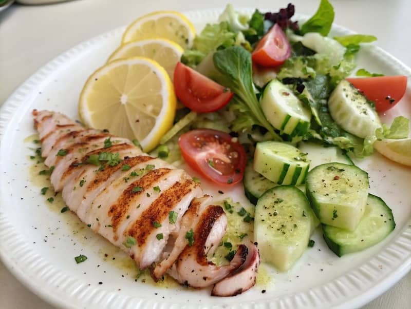 Calamar a la plancha tierno y jugoso con receta fácil y saludable