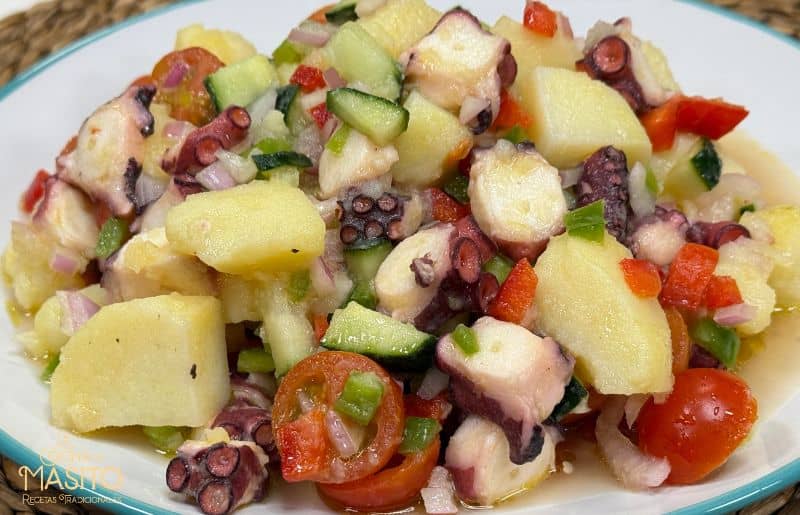 Ensalada campera de pulpo
