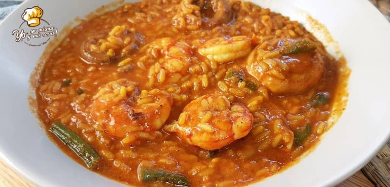 Receta de arroz mar y montaña delicioso