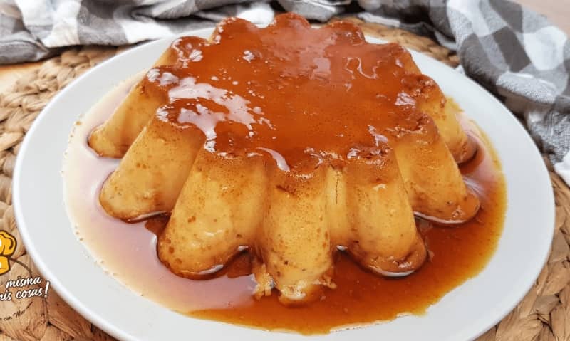 Receta de flan de café
