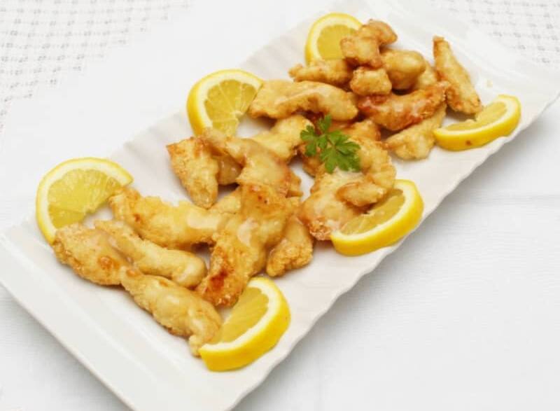 Pollo al limón estilo chino