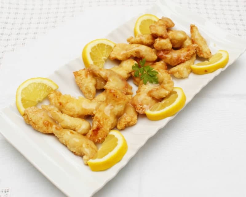 Pollo al limón estilo chino