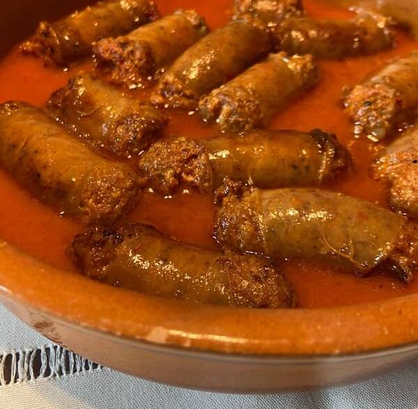 Chorizo al vino